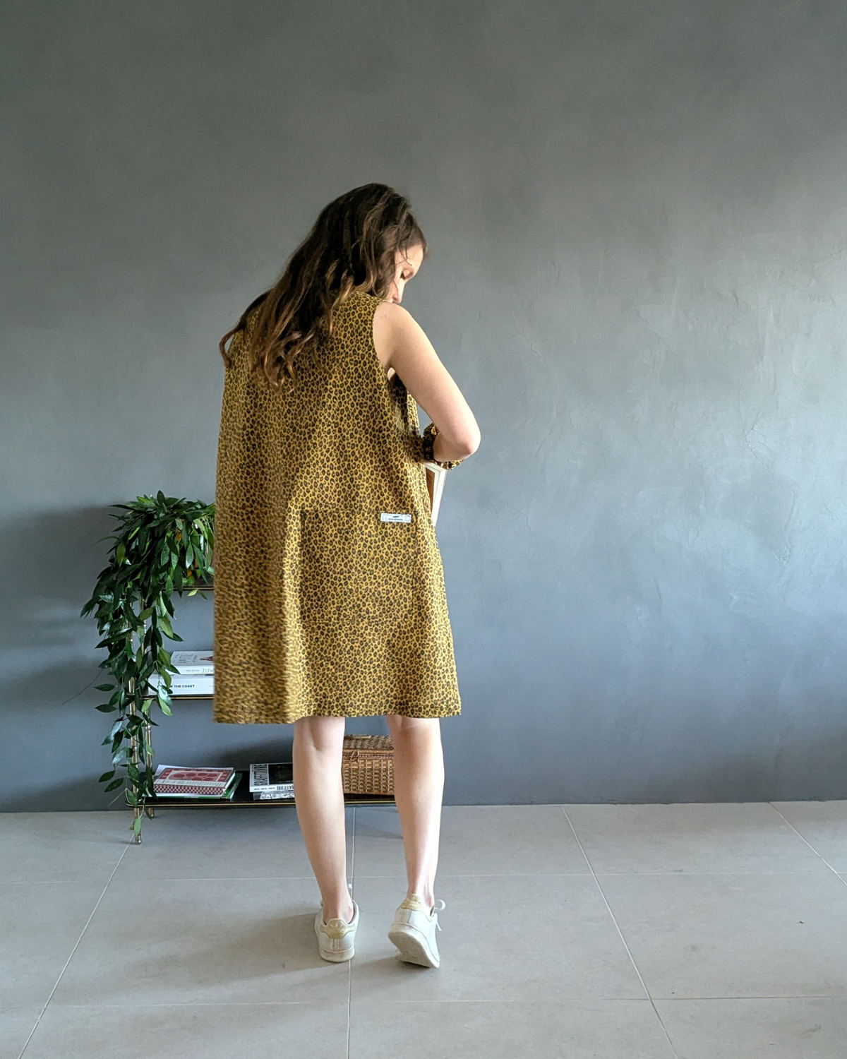 !! NEW !! Women : La robe Brigitte léopard 100% coton – Image 2