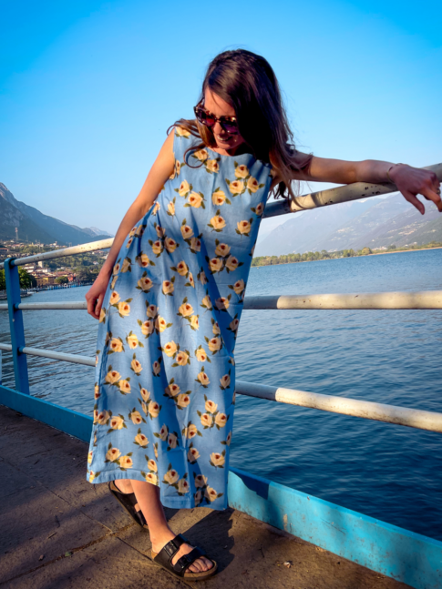 !! NEW !! La robe Roma : Robe longue à fleurs 100% coton