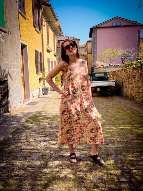 !! NEW !! La robe Ibiza : robe à bretelles imprimé floral